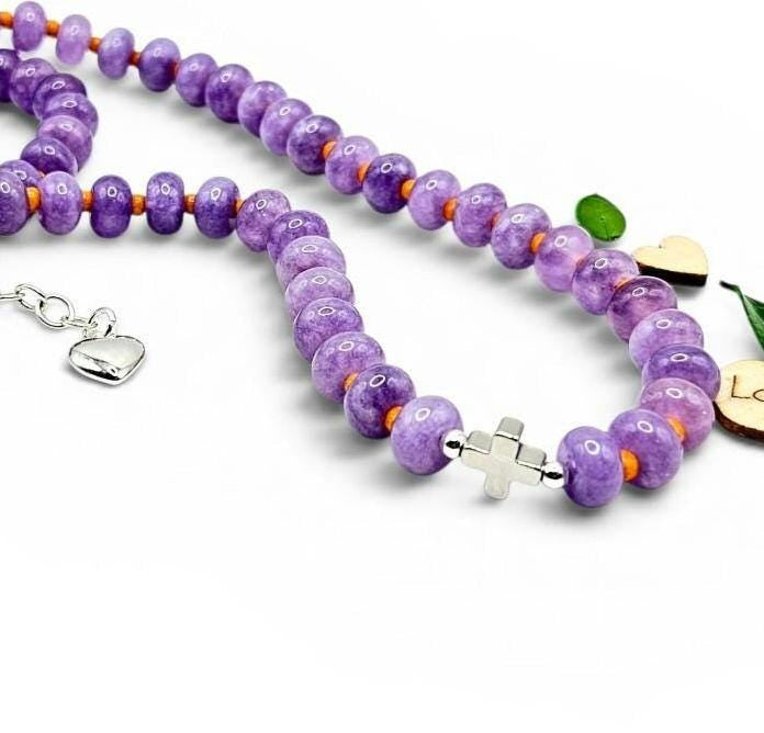 Lilac Jade Necklace//Boho Spirit Collection