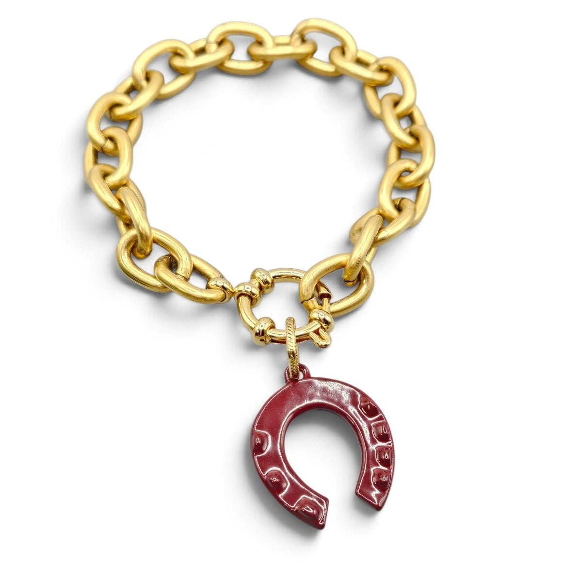 Fall Luxe Horseshoe Bracelet