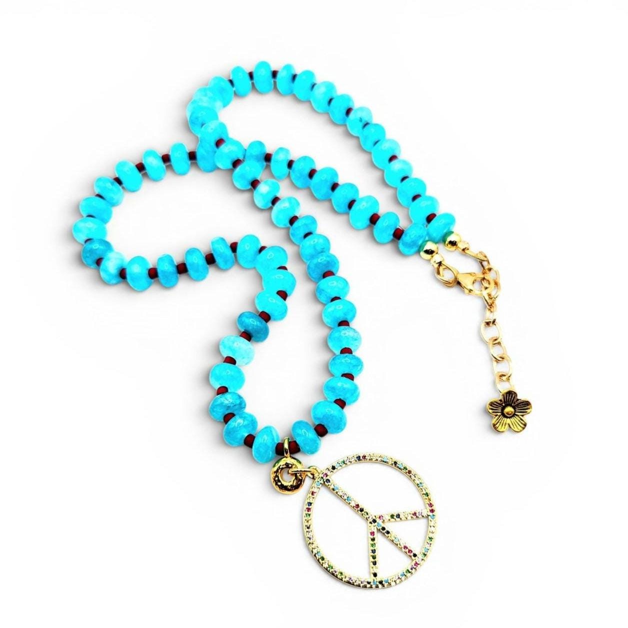 Blue Lagoon Necklace//Boho Spirit Collection