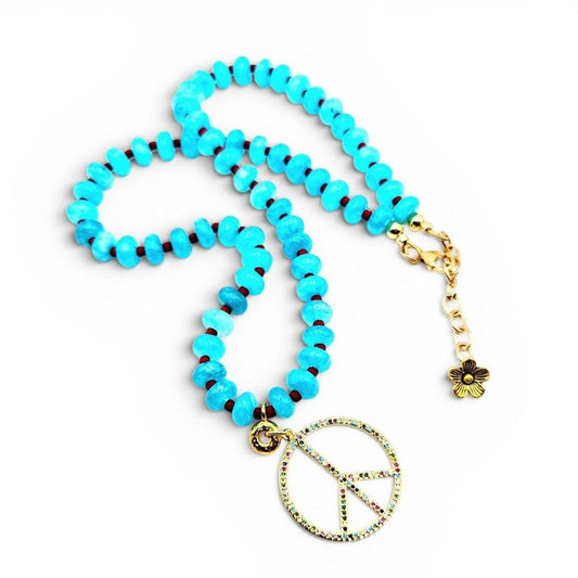 Blue Lagoon Necklace//Boho Spirit Collection