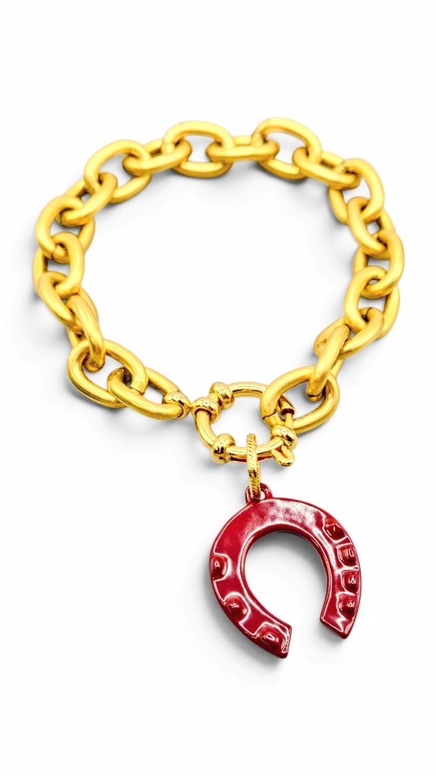 Fall Luxe Horseshoe Bracelet