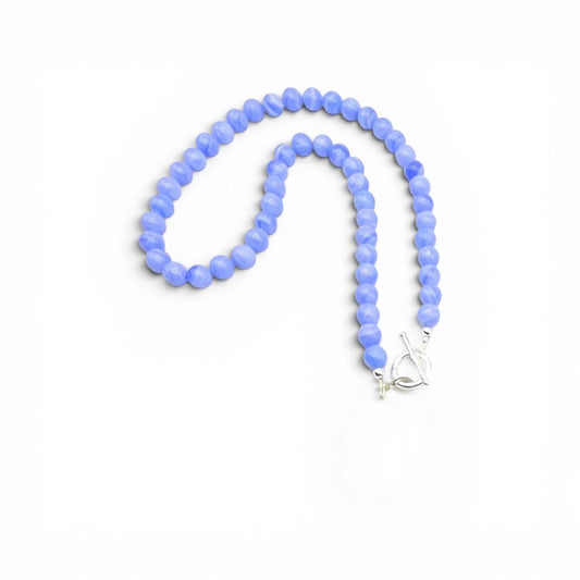 Blue Lace Gemstone Necklace * Wild Whisper Collection