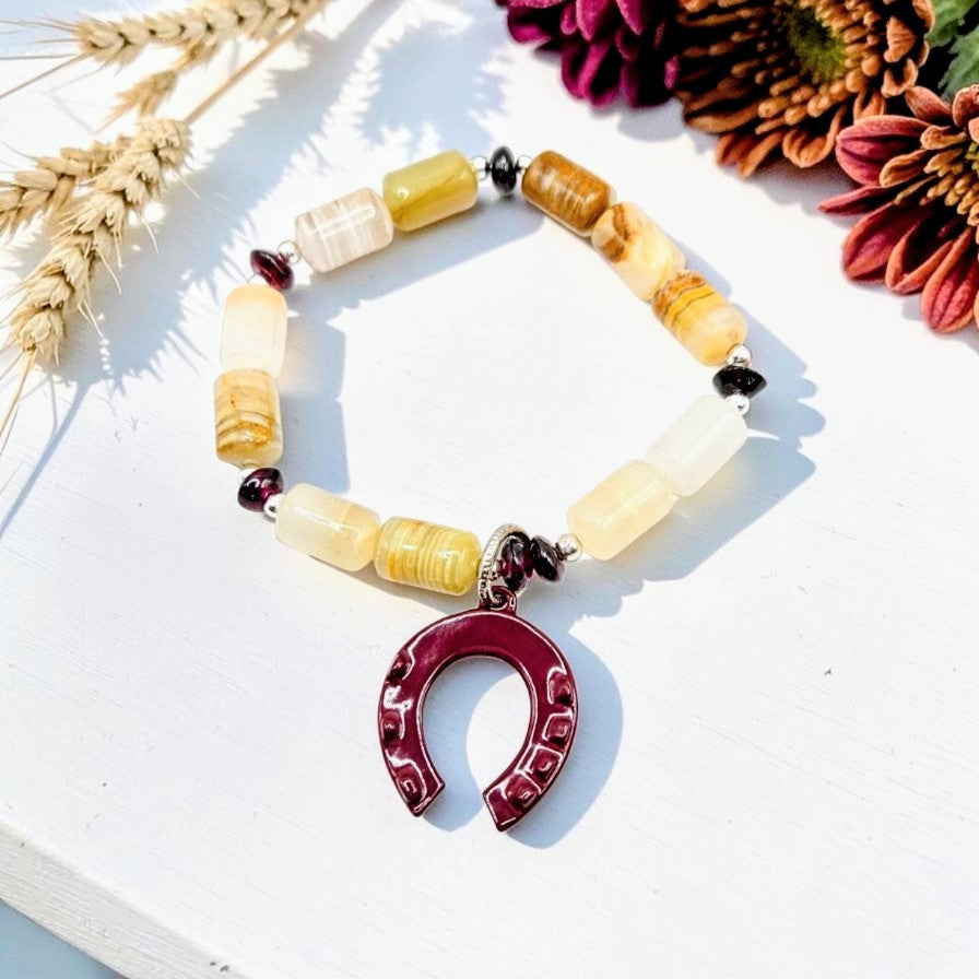 Horseshoe Charm Bracelet