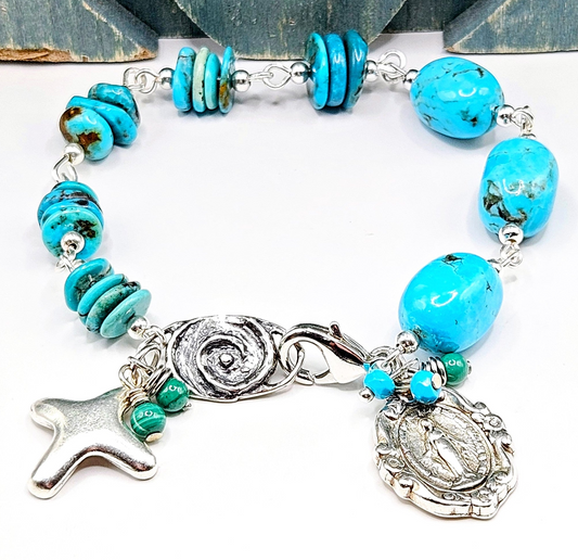 Virgin Guadalupe Charm Bracelet