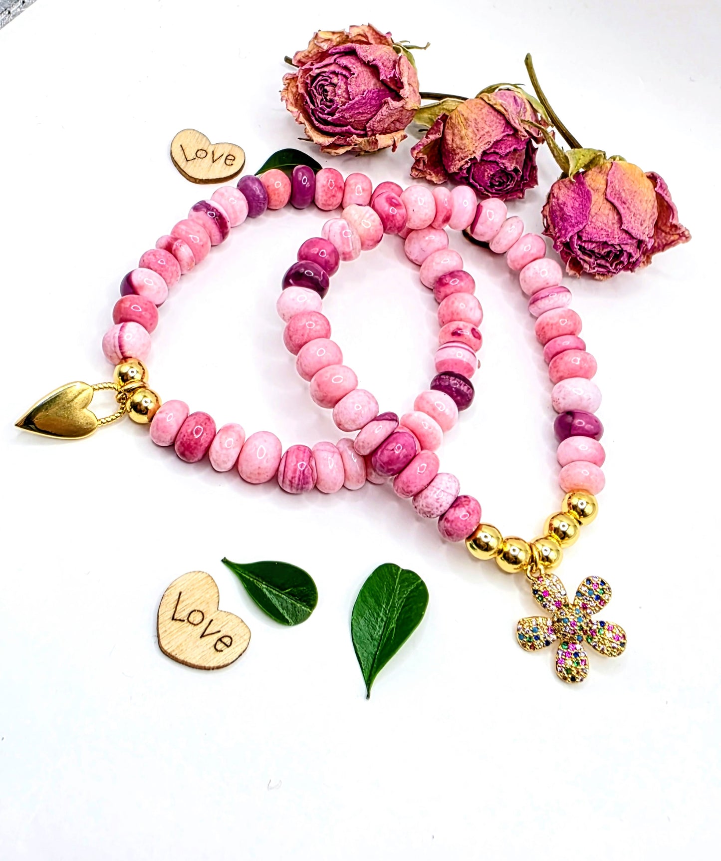 Pink Bracelet AVAILABLE ON ETSY www.blueriverboho.etsy.com