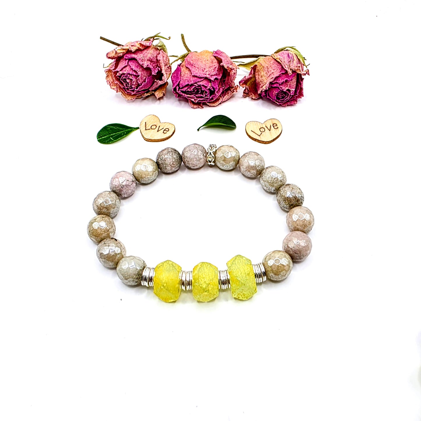 Lemon Drop Chunky Bracelets AVAILABLE thru ETSY www.blueriverboho.etsy.com