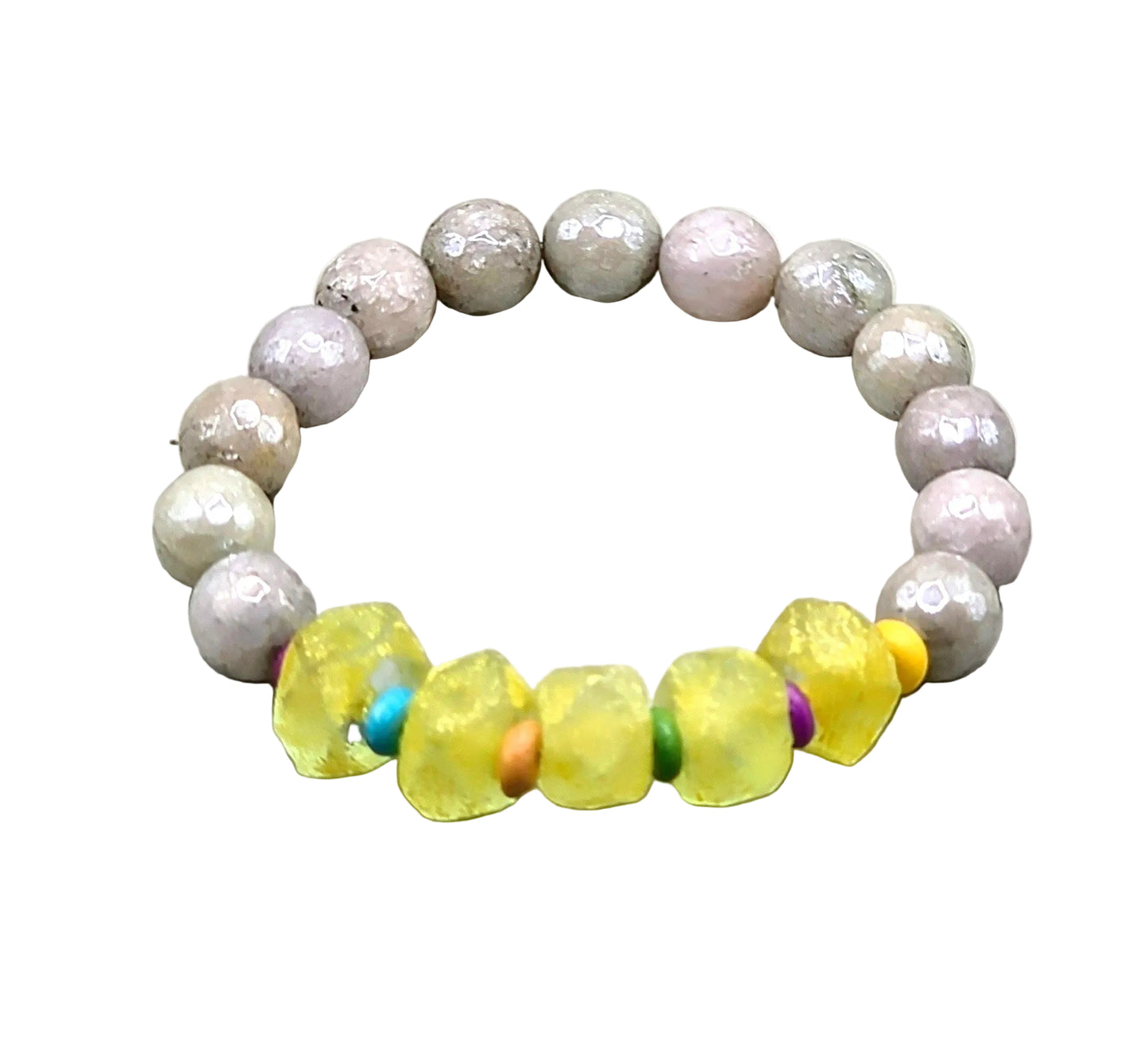 Lemon Drop Chunky Bracelets AVAILABLE thru ETSY www.blueriverboho.etsy.com