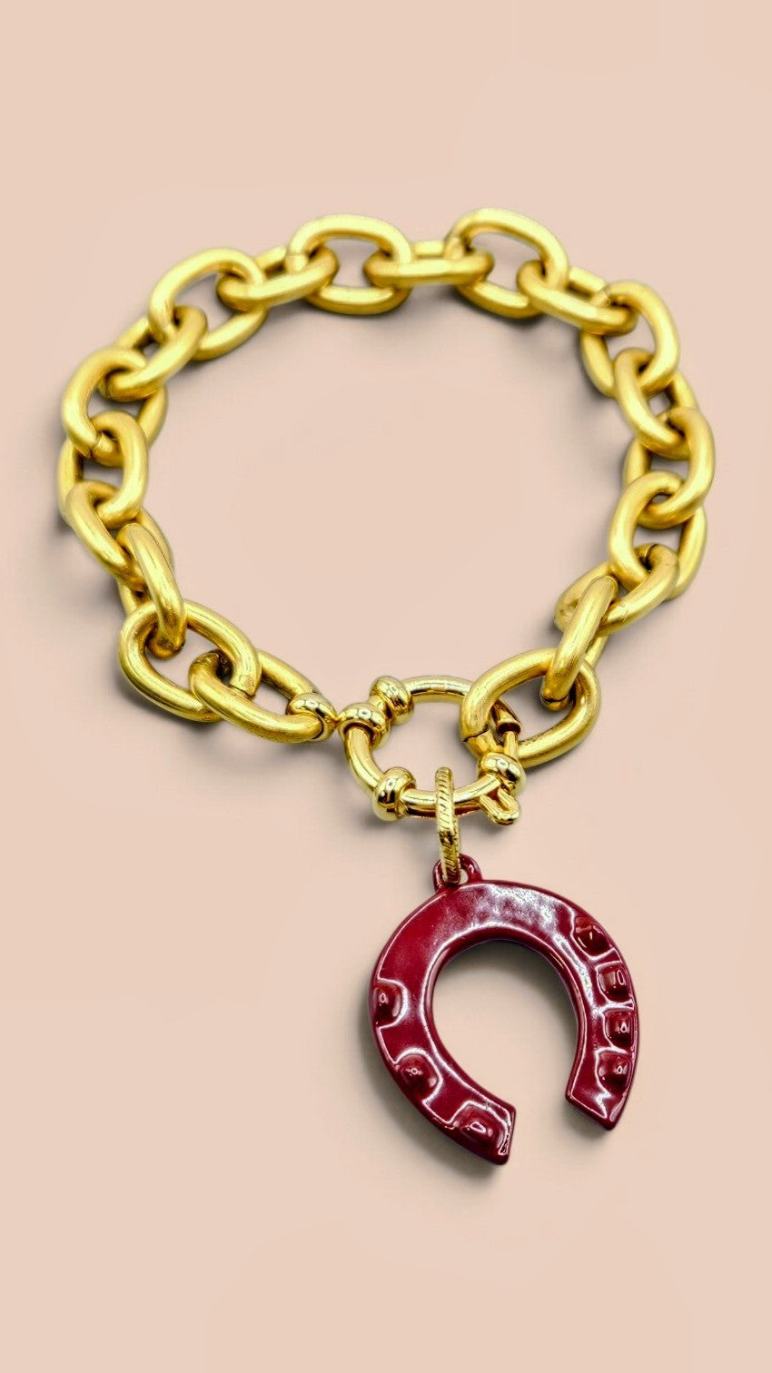 Fall Luxe Horseshoe Bracelet