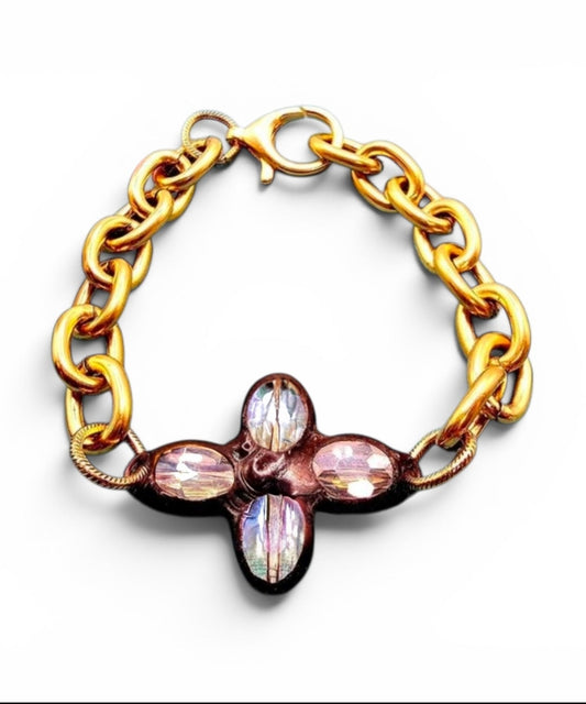 Boho Western Cross Bracelet