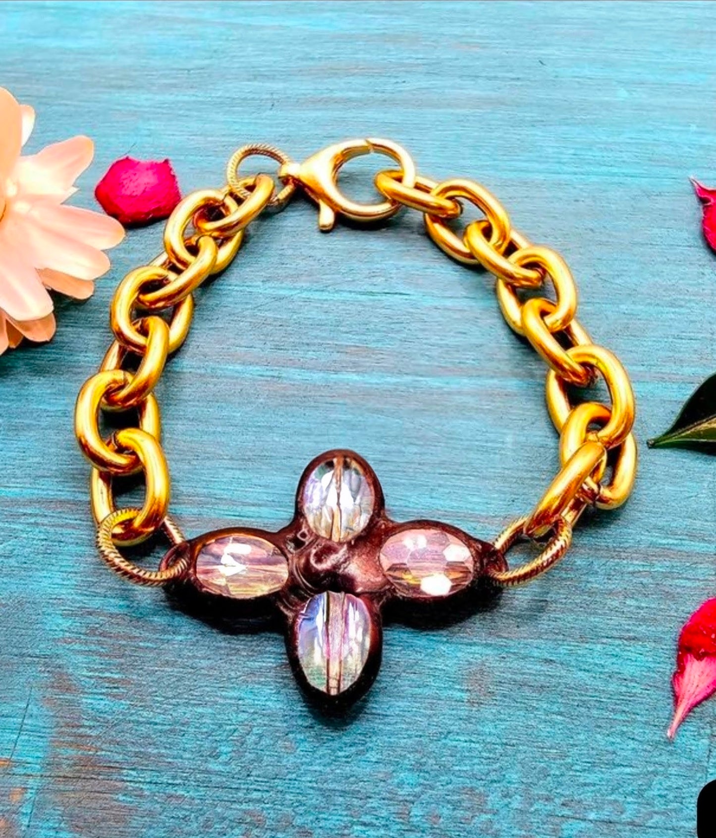 Boho Western Cross Bracelet