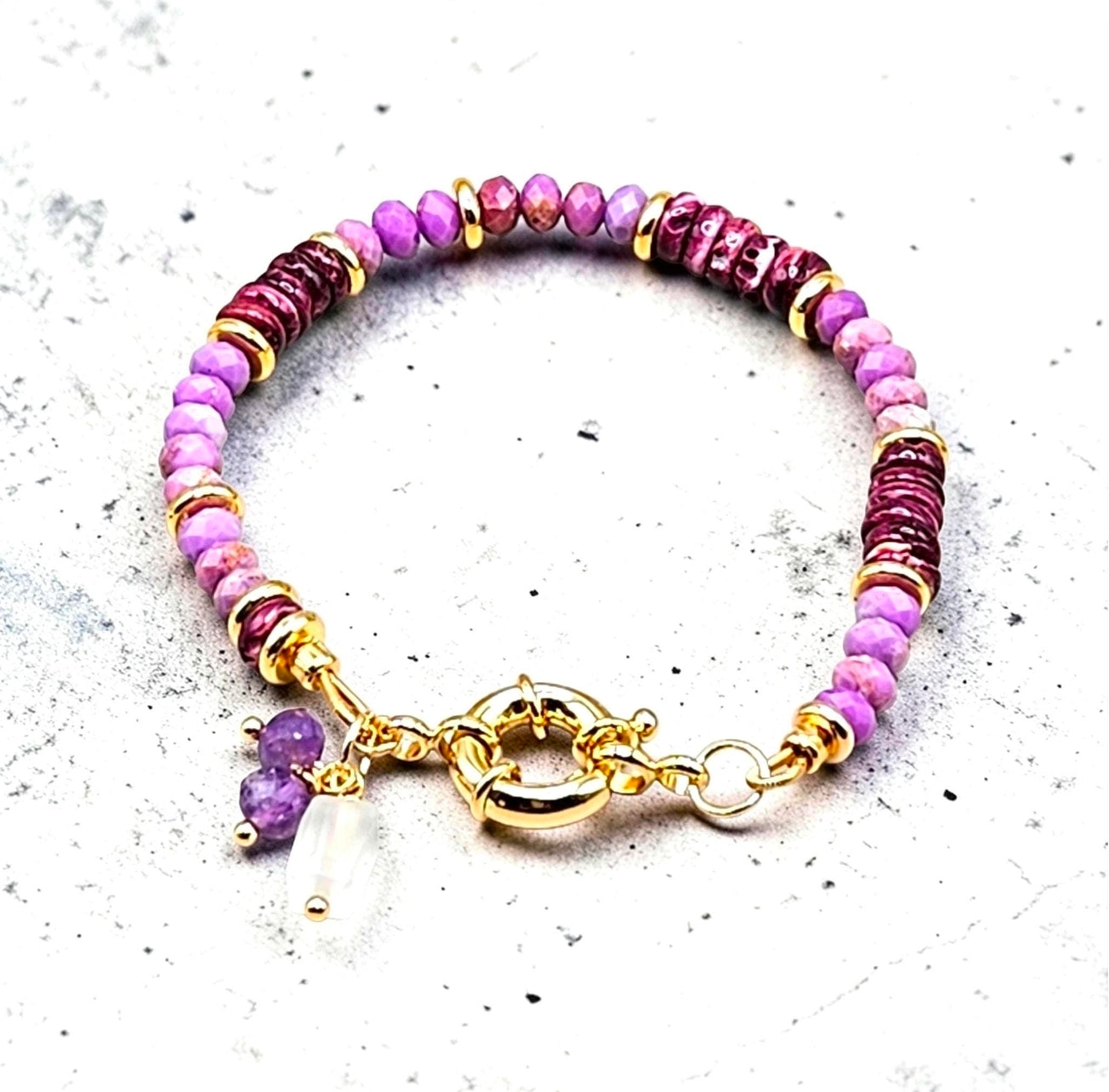 Spiny Oyster Beaded Bracelet