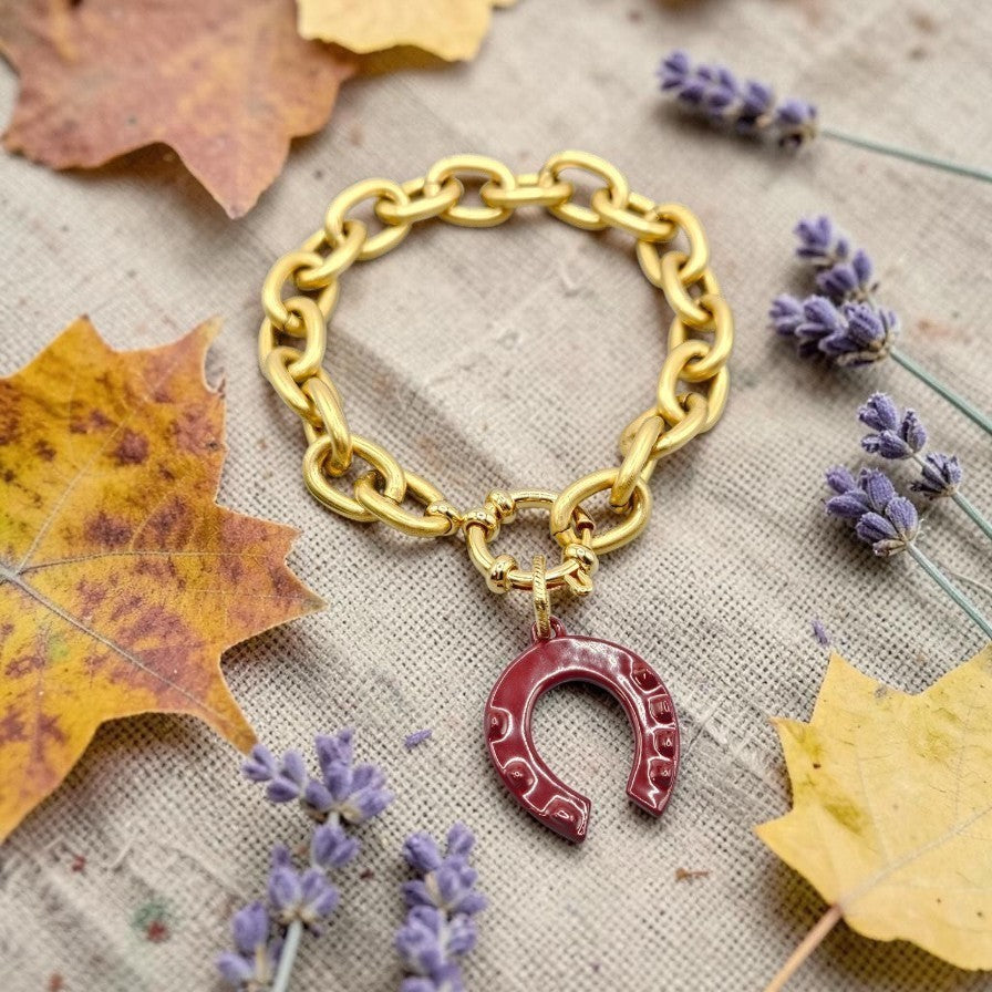 Fall Luxe Horseshoe Bracelet