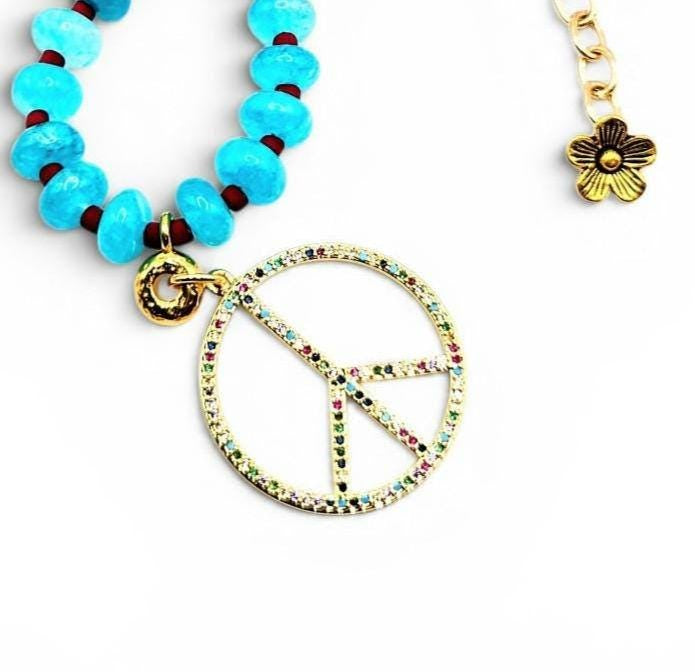 Blue Lagoon Necklace//Boho Spirit Collection